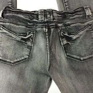 Blue Asphalt Ultra Low Rise Skinny Jean Sz. 1R in Faded Black